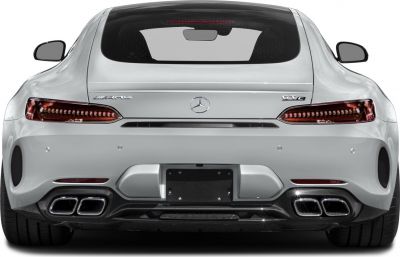 Rear design with quad exhausts and sleek tail lights