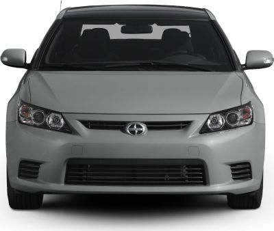 Front view showing headlights, grille, and bumper details