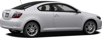 Rear side profile with alloy wheels on a sporty coupe.