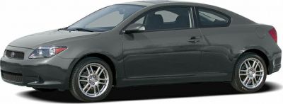 Side profile of a sleek two-door coupe with alloy wheels