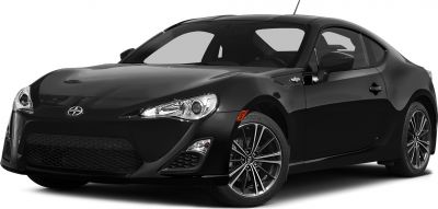 Sporty front angle of coupe with prominent alloy wheels