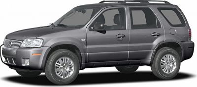 Side profile of mid-size SUV with four doors and roof rails