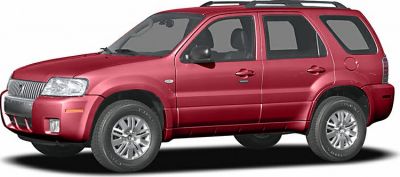 Side view of compact SUV with roof rails and alloy wheels