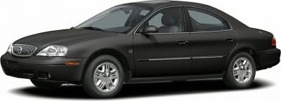 Side profile of a 2004 sedan with chrome trim and smooth body lines