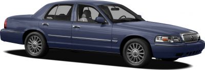 Side profile of a long sedan with chrome trim and alloy wheels