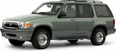Side profile of 1997 SUV with two-tone paint and rugged build.