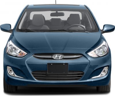Dual headlights and distinct front grille in deep blue finish