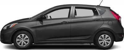 Compact hatchback side profile with alloy wheels and distinct door design