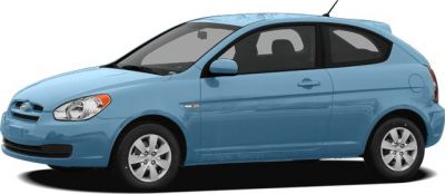 Side profile of a compact hatchback with distinctive front and rear design.