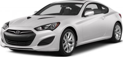 Sporty front grille and sleek aerodynamic coupe side profile