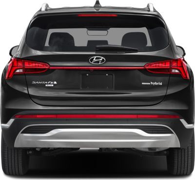 Rear view with LED taillights and hybrid badging