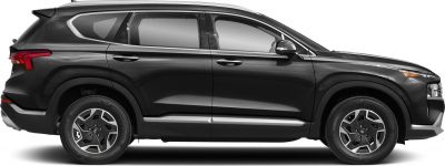 Side profile of an SUV with sleek design and alloy wheels