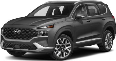 Front side view showing grille, headlights, and alloy wheels