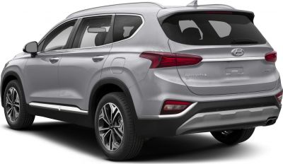 Rear three-quarter view with distinctive LED taillights and alloy wheels