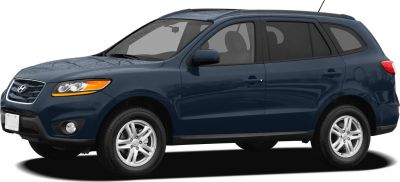 2010 Hyundai Santa Fe II (CM, facelift 2009) 3/4 front-left view