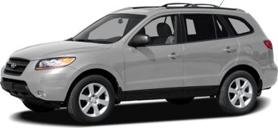2007 Hyundai Santa Fe II (CM) 3/4 front-left view