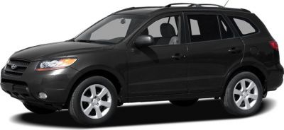 Black mid-size SUV with roof rails and alloy wheels side profile