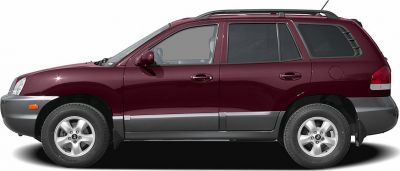 Burgundy SUV side profile with 5 doors and alloy wheels