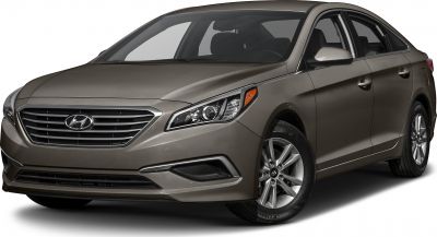 2015 Hyundai Sonata VII (LF) 3/4 front-left view