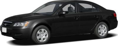 black sedan side profile with alloy wheels and clear windows