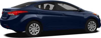 Rear and side profile with prominent taillights and four-door layout