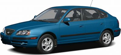 Front and side view of a compact hatchback with distinct headlights and wheels
