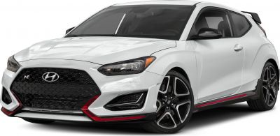 2019 Hyundai Veloster N 3/4 front-left view