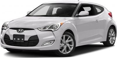 Front and side view of a sleek sporty hatchback with sharp headlights and alloy wheels