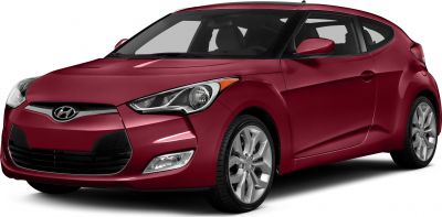 Front and side view of a compact hatchback with asymmetrical door layout