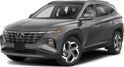 Front view of modern SUV featuring LED headlights and alloy wheels.