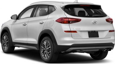 Rear-side view with taillights and alloy wheels