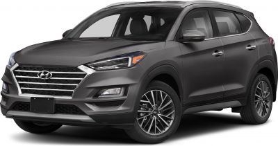SUV front side view with sharp headlights and alloy wheels