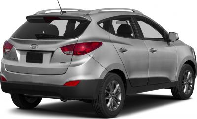 Rear design and AWD badge of a compact SUV