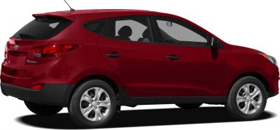 Side profile with aerodynamic shape and alloy wheels