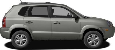 Silver compact SUV side profile with alloy wheels and roof rails.