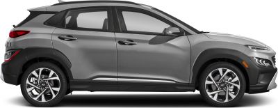 Side view of a modern compact SUV with alloy wheels and sharp headlights