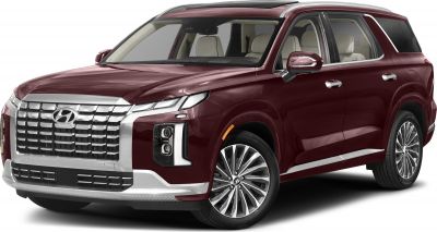 Bold front grille and modern vertical headlights