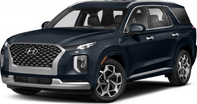 Front view showcasing grille, LED headlights, and alloy wheels