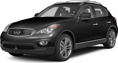 Front side angle with signature grille and alloy wheels