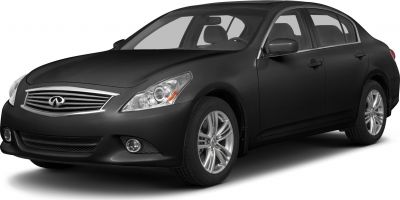 Black sedan front angle with projector headlights and horizontal grille