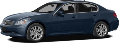 Blue four-door sedan with alloy wheels side profile
