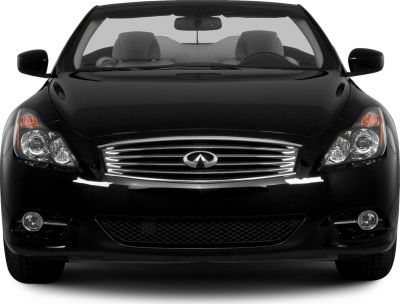 Front view with signature grille and dual headlight design