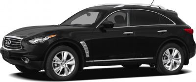 2012 Infiniti FX II (facelift 2011) 3/4 front-left view