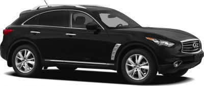 Side profile of black SUV with sharp headlights and alloy wheels