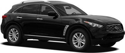 Sleek black luxury SUV with detailed front and side view