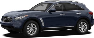 Side profile of a luxury mid-size SUV with alloy wheels