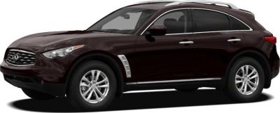 Side profile of a dark SUV with chrome accents and alloy wheels