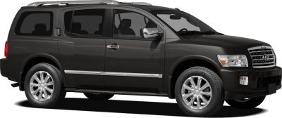 Side profile showing chrome accents, alloy wheels, and tinted windows.