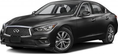 2017 Infiniti Q50 (facelift 2017) 3/4 front-left view