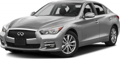 Front and side view of a luxury sedan with sleek grille and alloy wheels
